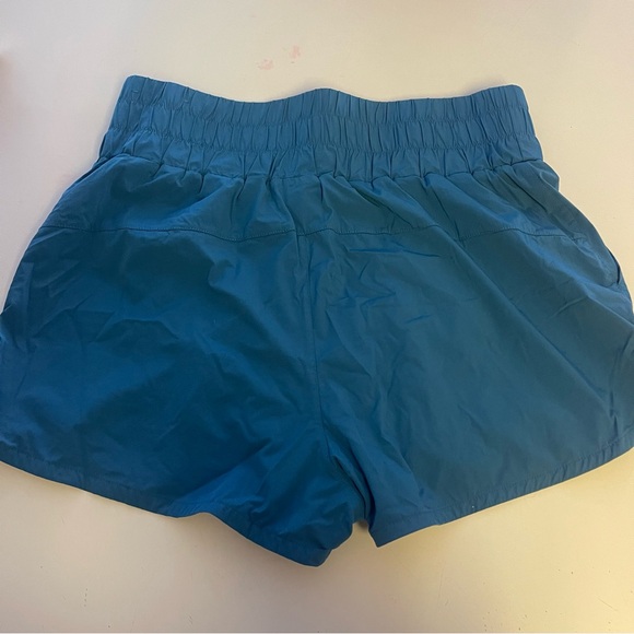 Women's High-Rise Woven Shorts- JoyLab Blue M - Picture 6 of 9